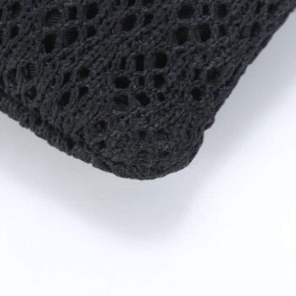 Miu Miu flower motif leather handbag black tote Shoulder Bag - Picture 9 of 11